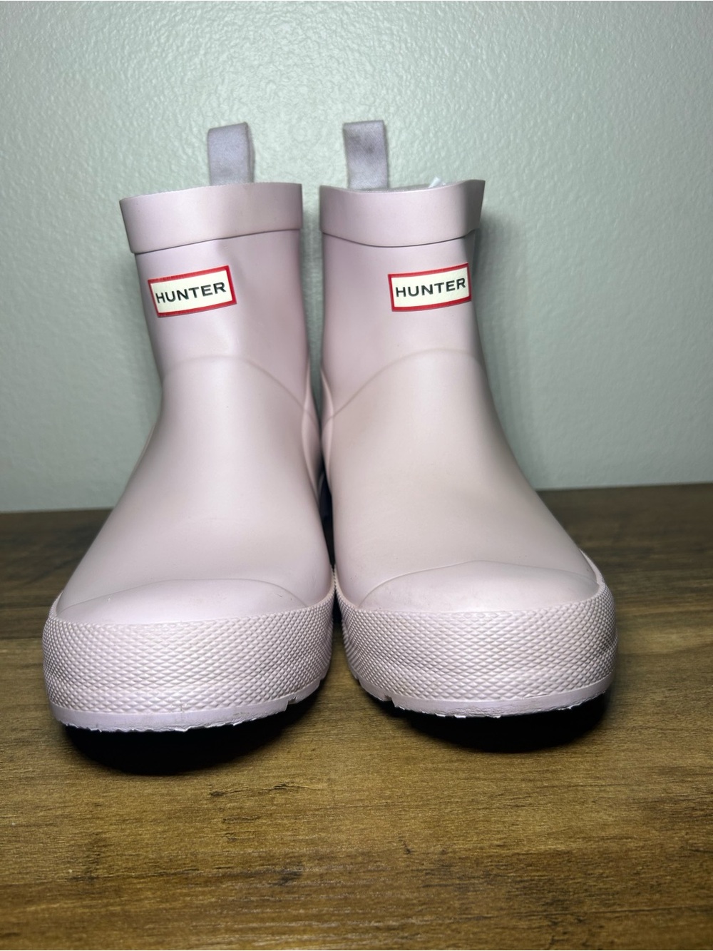 Hunter Kids Light Pink Waterproof Rain Boots